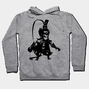 Monkey King (skin) minimal silhouette white Hoodie